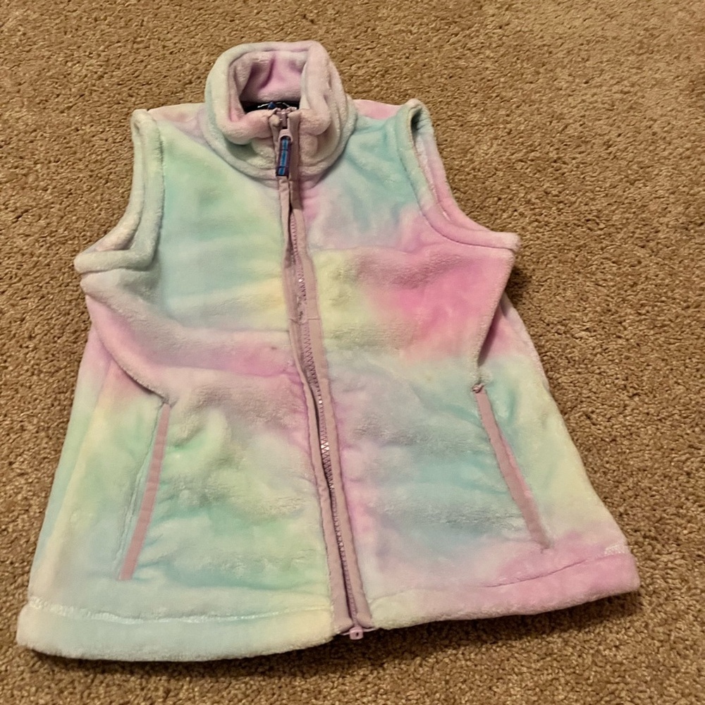 Lands' End Kids Pastel Tie-Dye Vest